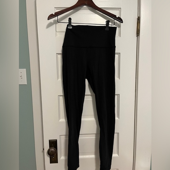 2 PAIRS Lululemon Align Pants, Size 10, Black + Espresso, 25” - Picture 3 of 4